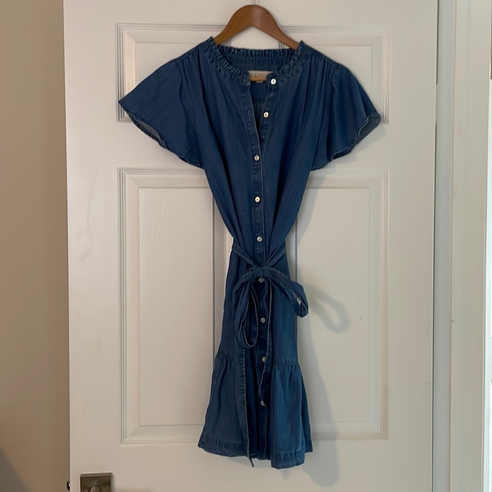 Loft denim dress